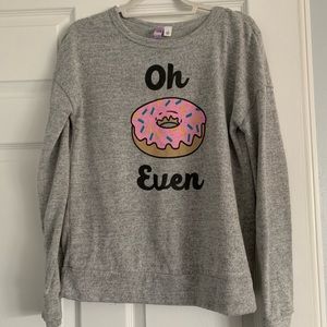 Graphic long sleeve shirt.